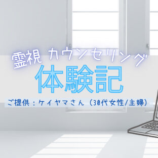 霊視カウンセリング体験記（依頼してくださった方からの感想）