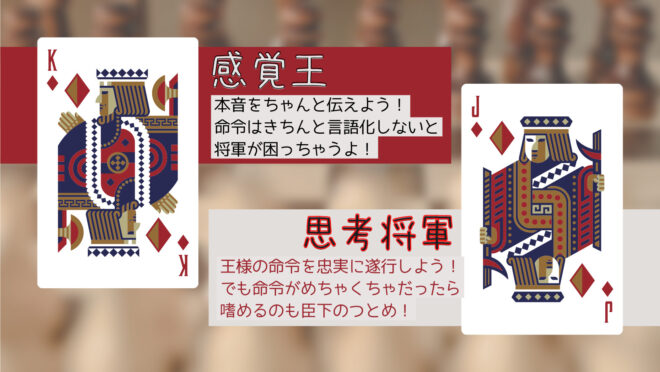 思考と感覚イメージ